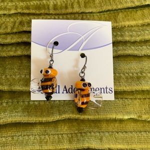 NEW 🐝 Hand Blown Glass 🐝 Earrings